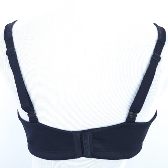 Vanity Fair Body Caress Wireless Bra 40C Black 72335 Full Coverage Convertible - Picture 5 of 8